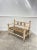 Two-Tone Bench in Woven Rope, 1950s For Sale - Image 4 of 5