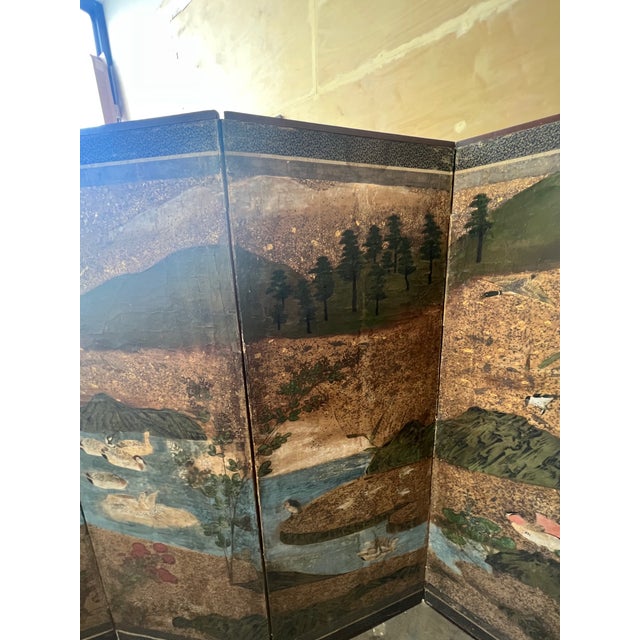 Japanese Screen, 17th Century, Kano Period For Sale - Image 9 of 11
