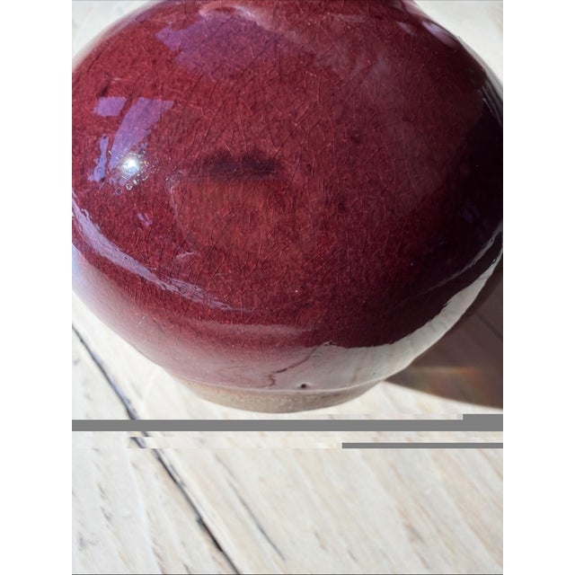 Jugtown Pottery Oxblood Vase 5" – Vernon Owens Signed & Dated 2009 For Sale - Image 9 of 10