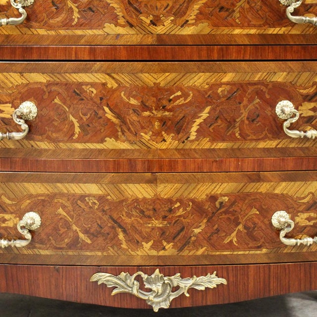 Metal Antique Napoleon III Chest of Drawers, 1800s For Sale - Image 7 of 17