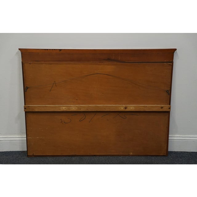 Late 20th Century Dixie Furniture Mahogany Traditional Duncan Phyfe Style 44" Mirror 501-15 For Sale - Image 5 of 7