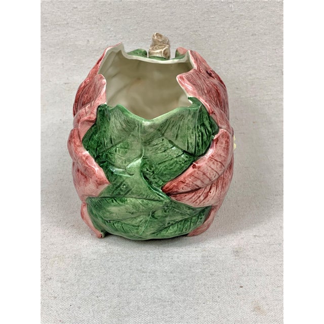Vintage Poinsettia Pitcher For Sale - Image 4 of 10