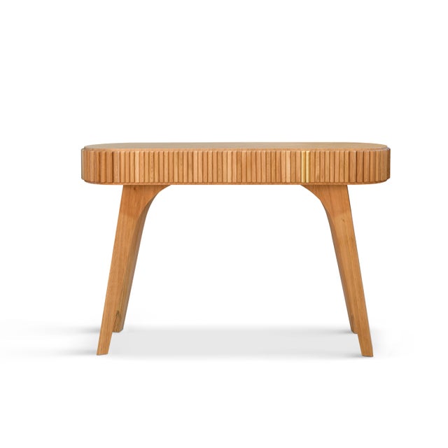Contemporary Robert Console Table by Wood Tailors Club For Sale - Image 3 of 16