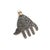 This sterling silver Hand of Fatima, or Hamsa Hand, pendant was acquired on a trip to Morocco. Circa the 1940’s or 1950’s,...