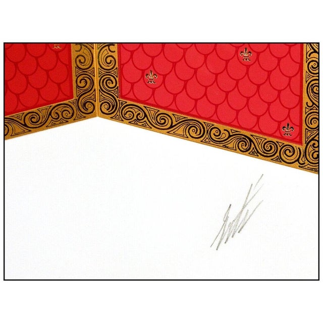 Erté 1980s Mystery of the Courtesan, Erté For Sale - Image 4 of 6