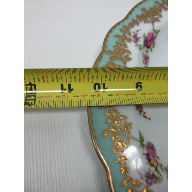 1980s Chelsea House Decorative Floral Design Dining Plate Asian Inspired For Sale In Philadelphia - Image 6 of 9