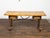Brown Italian Baroque Style 1880s Walnut Desk with Inlaid Top and Carved Lyre Base For Sale - Image 8 of 12