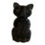 Antique Hubley or Albany Cast Iron 7" Sitting Cat Doorstop Made in Usa 1920s-1930s For Sale