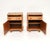 Mid-Century Modern Swedish Art Deco Walnut Nightstands, 1930, Set of 2 For Sale - Image 3 of 13
