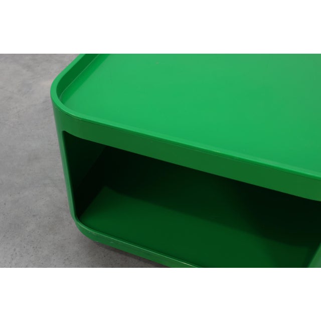 Green Model 4970 Storage Unit by Anna Castelli Ferrieri for Kartell, Italy, 1970s For Sale - Image 9 of 11