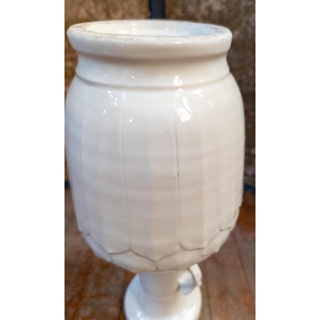 20th Century Chinese Chinoiserie Republic Period Blanc De Chine Vase, Dehua Kiln For Sale - Image 15 of 15