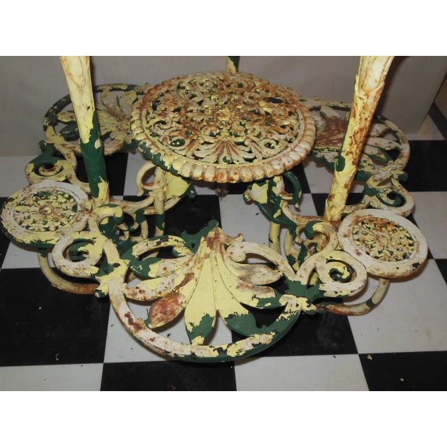 Antique Plant Stand Cast Iron "Coalbrookdale" For Sale In New York - Image 6 of 11