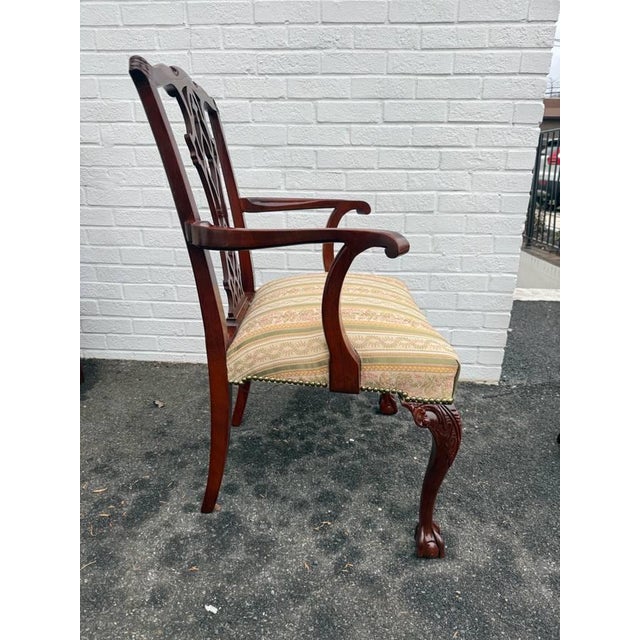 Early 20th Century Chippendale Style Mahagany Dining Chairs For Sale In Washington DC - Image 6 of 18