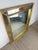 Wood Large Vintage French Gilded Mirror by AJA Paris, 1950s For Sale - Image 7 of 11