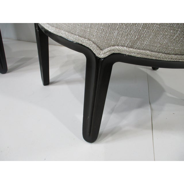 Dunbar Janus Slipper Chairs by Edward Wormley For Sale - Image 10 of 12