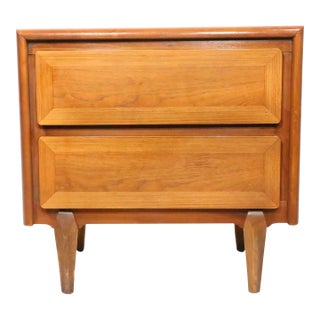 Mid Century Two Drawer Night Stand by American of Martinsville C. 1950/60's For Sale