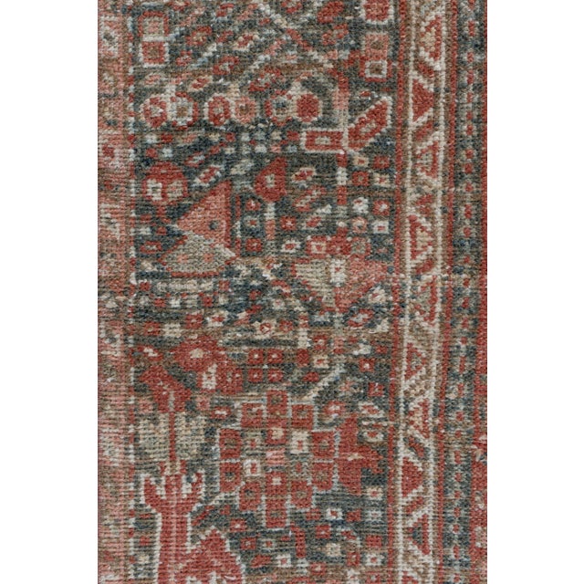 Antique Circa 1900 Karaja Hand Knotted Runner 4ft 6in X 12ft 6in For Sale - Image 4 of 11