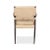 Mid-Century Modern Leather Armchair - Cappuccino Cream For Sale In Raleigh - Image 6 of 12