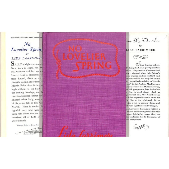 Traditional "No Lovelier Spring" 1935 Larrimore, Lida For Sale - Image 3 of 6