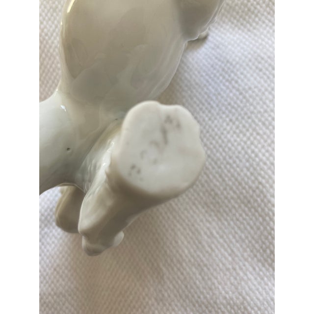 Vintage Blanc De Chin Foo Dog Statue For Sale - Image 6 of 9