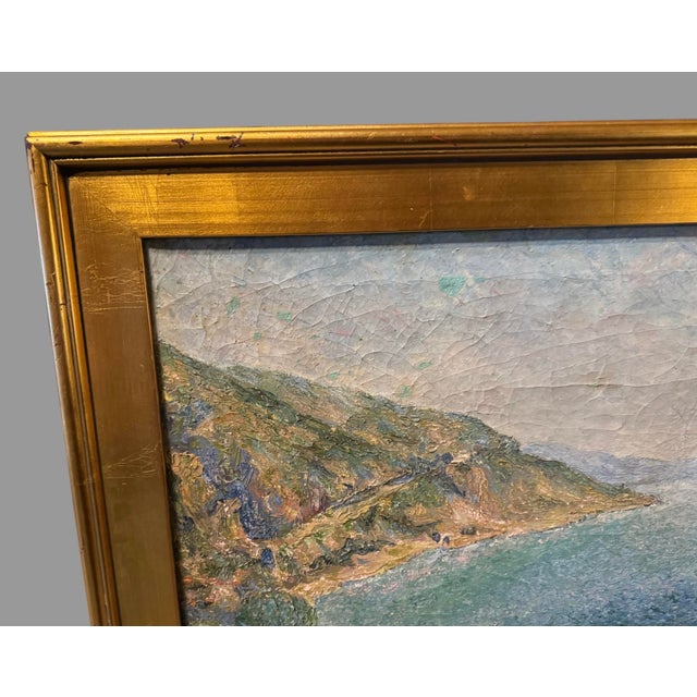 An attractive New Hope School Impressionistic landscape oil painting on canvas from a notable Pennsylvania Impressionist...