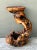 Sculpted naturally by time and hand-finished by artisan hands, this vintage 20th-century Japanese pedestal is carved from...
