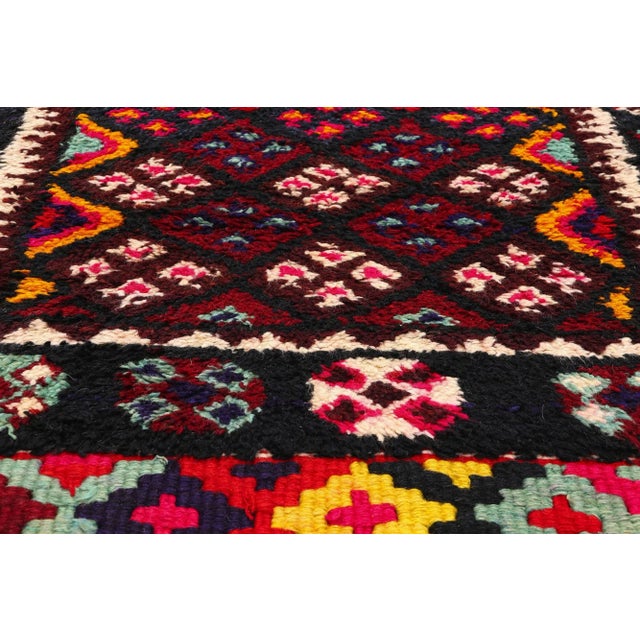 Late 20th Century Vintage Kurdish Tribal Rug Runner - 03'00 X 16'03 For Sale - Image 5 of 9