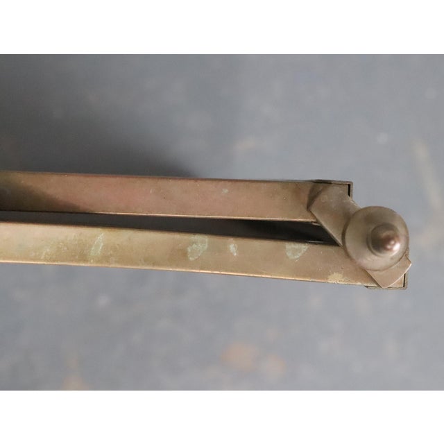 Antique Traditional Folding Fireplace Screen For Sale In New York - Image 6 of 9