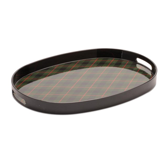 Serve up festive style with this Holiday Plaid Oval Serving Tray, designed to bring classic Christmas charm to your...