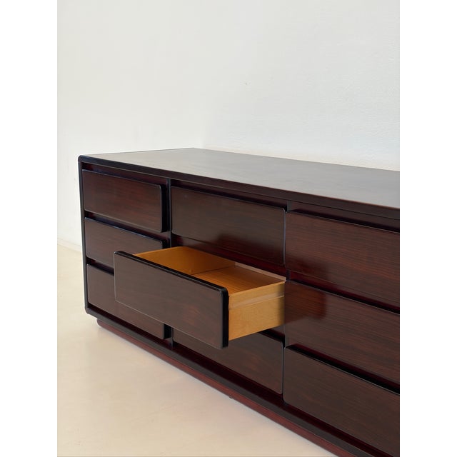 Low Vintage Chest of Drawers, 1970s, in Flawless conditions. Designed 1970 to 1979