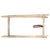 Coastal Artifacts Rattan Butler Tray Table 25.5" with Glass Insert, White Wash For Sale - Image 3 of 4