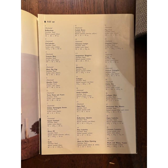 Beverly Pepper Stainless Steel & Enamel Sculpture With 1969 Exhibition Catalogue. American Modernist Sculpture | 8" X 8" X 4" [Gt] For Sale In Seattle - Image 6 of 12