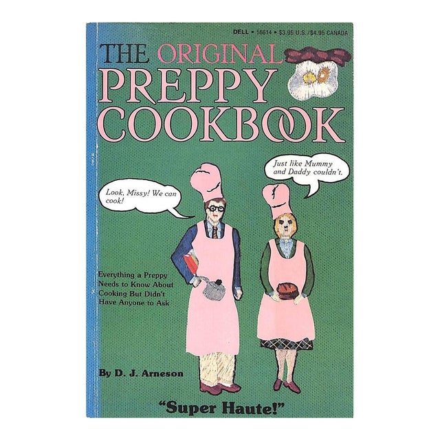 "The Original Preppy Cookbook" 1981 Arneson, d.j. For Sale
