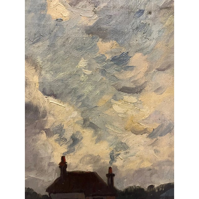 Edouard Chappel, Vers La Bergerie, 1890, Oil For Sale - Image 6 of 8