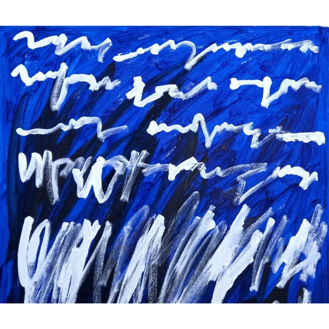 19.6" X 25.5" - Set of 6 'Writings' Cy Twombly Inspired Abstract Original Art Installation For Sale - Image 10 of 13