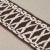 Contemporary Sample - Schumacher X Mary McDonald Tikki Tape Trim in Brown For Sale - Image 3 of 5