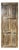 Vintage Hand-Carved Indian Door – Rustic Statement Hinged or Sliding Barn Door Panel 80 For Sale