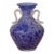 1960s Italian Blue Scavo Vase For Sale