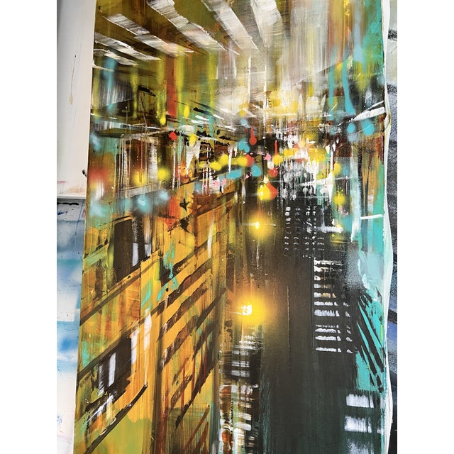 Bianca Prettau, Kyoto Teal, 2026, Acrylics on Cotton Canvas For Sale - Image 10 of 12