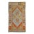 Vintage Zabihi Collection Turkish Orange Anatolian Small Rug For Sale