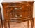1930s 1930s Pair of French Carved Walnut Nightstands / Bedside Tables For Sale - Image 5 of 13