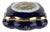 Limoges Porcelain Lidded Blue and Gold Trinket Box For Sale