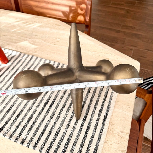 Giant Mid Century Modern Bill Curry Jax Jacks Bookend Doorstop 11” - 13” Vintage For Sale - Image 9 of 9