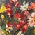 Decorative oil painting of a flower arrangement in a vase with fruit. Dimensions: height 41 cm, width 32 cm, depth 2 cm....
