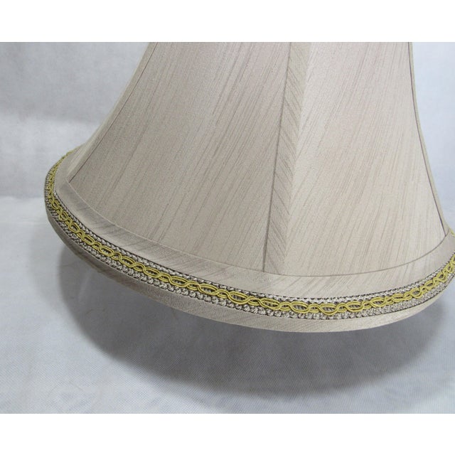Mid 20th Century Vintage Art Nouveau Roseart Lampshade For Sale - Image 5 of 12
