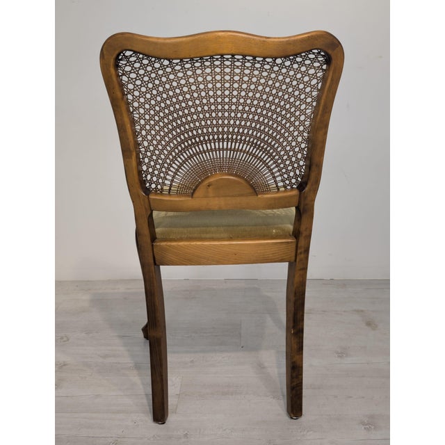 Chippendale Chair with Braided Springs, 1960s For Sale - Image 9 of 13