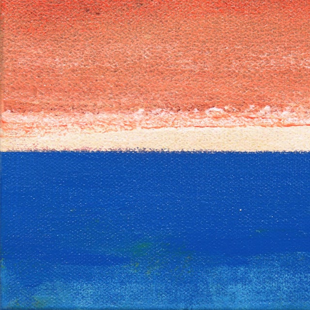 Heat Wave - Original Modern Beach Scene Acrylic Painting on Canvas For Sale - Image 4 of 9