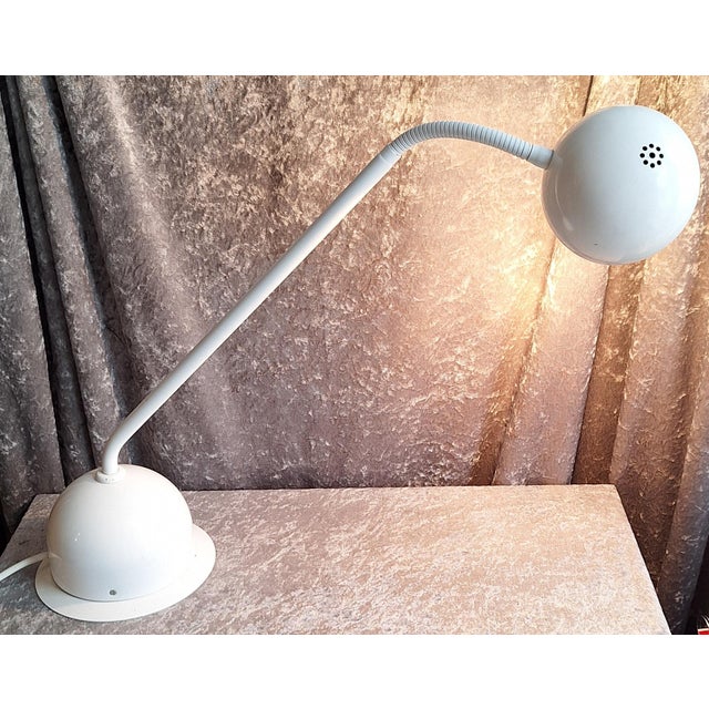 White Vintage Desk Lamp from Hustadt-Leuchten, 2001 For Sale - Image 8 of 8