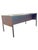 Vintage Modern Italian Designer Desk With Brass Pulls in Herman Miller Style For Sale - Image 16 of 16