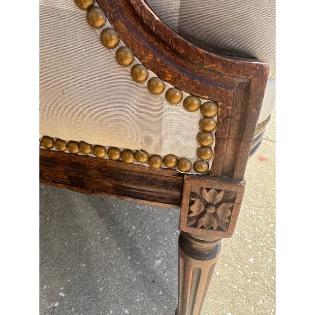Wood 19th Century Buffalo Check French Chairs For Sale - Image 7 of 8
